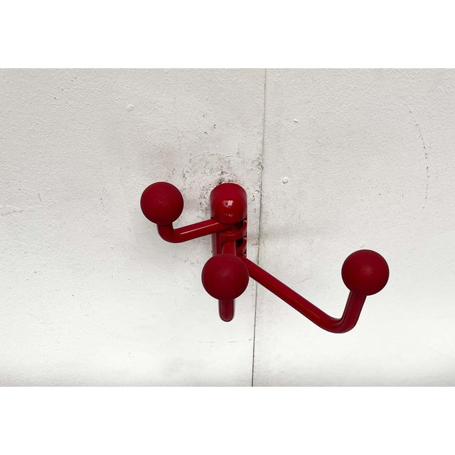 Postmodern Italian Foldable Coat Rack by Patrizia Angeloni for Confalonieri, 1980s For Sale - Image 12 of 18