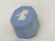 Wedgwood Wedgwood Jasperware Blue Octagon Cameo Ring Dish Jewelry Pill Box With Lid For Sale - Image 4 of 13