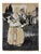 Gabriele Galantara, The Visit of the Pope, Mixed Media Drawing, 1908 For Sale