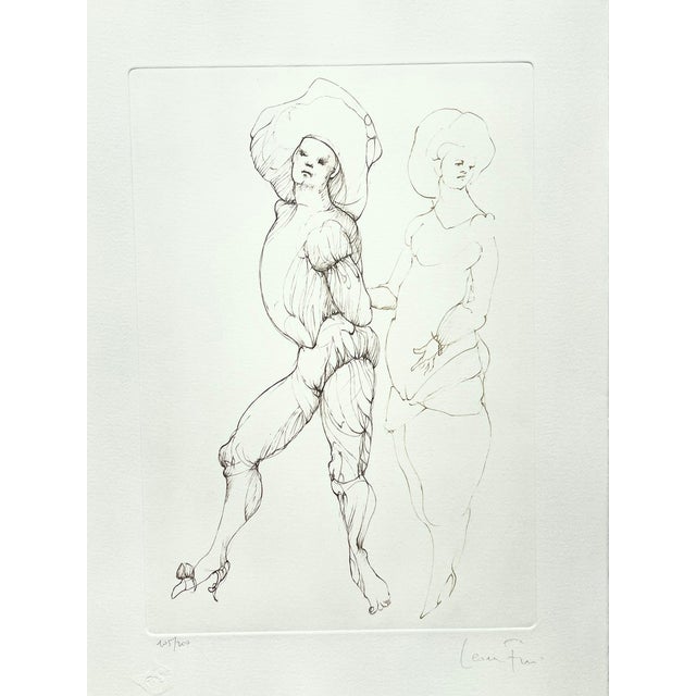 Leonor Fini, Figurative Composition, Lithograph on Arches Paper, 1970s-1980s For Sale