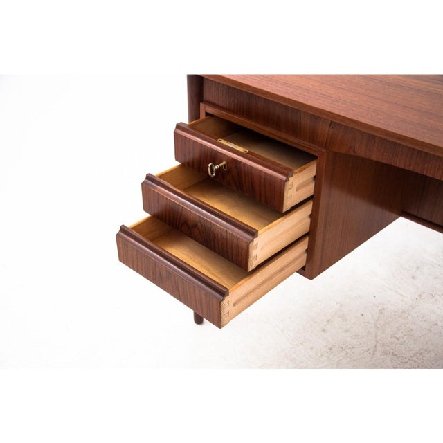 Vintage Danish Teak Desk, 1960s For Sale - Image 6 of 14