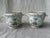 Hand Painted Bisque CachePots Set of 2 For Sale - Image 12 of 18