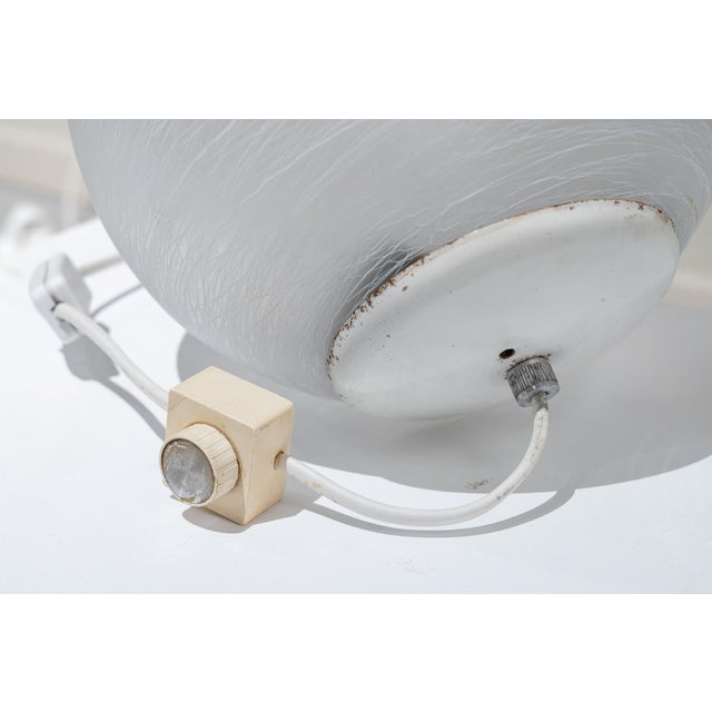 Silver Spanish Glass Ball Lamps from Marset, 1970s, Set of 2 For Sale - Image 8 of 9