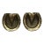 1950’s Pair Small Brass Horseshoe With Hoof Ashtrays- a Pair For Sale