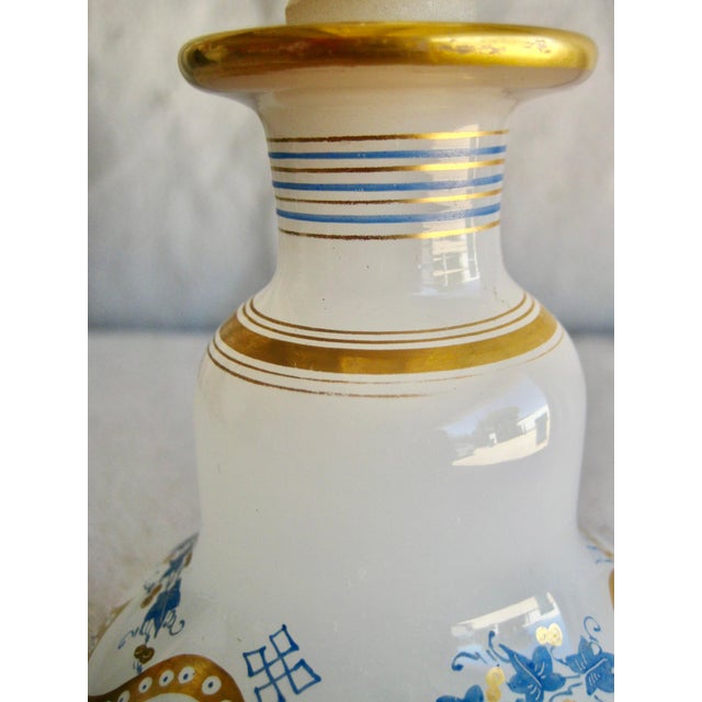 French Early 19th Century French Opaline Perfume Bottle For Sale - Image 3 of 8