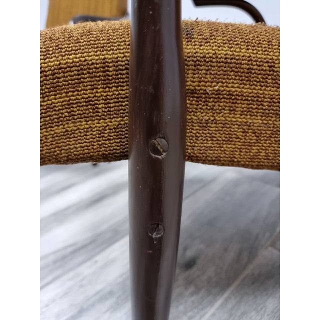 Brown Set of Armchairs attributed to Antonin Suman for Ton, 1960s For Sale - Image 8 of 14