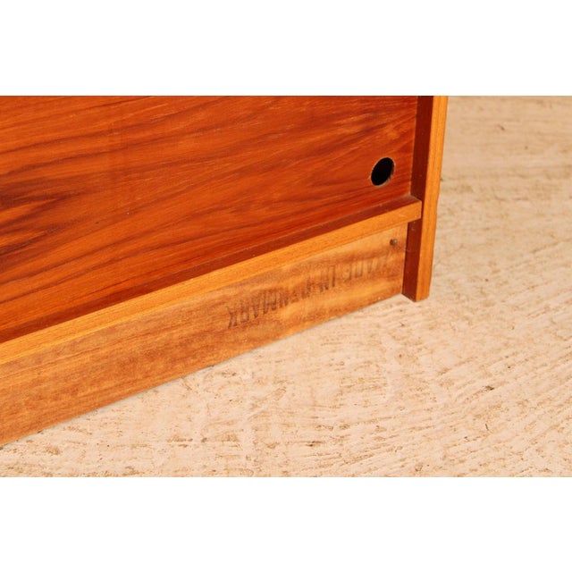 Mid-Century Modern Danish Vinyl Record Player Sideboard, 1970s For Sale - Image 10 of 12