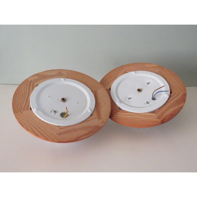 Mid-Century Wall Lamps or Ceiling Lamps from Massive Belgium, 1960, Set of 2 For Sale - Image 12 of 15