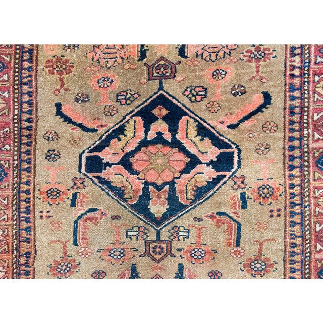 Camel Early 20th Century Persian Serab Runner For Sale - Image 8 of 16