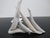 Coastal Canadian Frobisher Bay Inuit Alee Vuktuk Carved Birds Perched on Antler Sculpture For Sale - Image 3 of 8