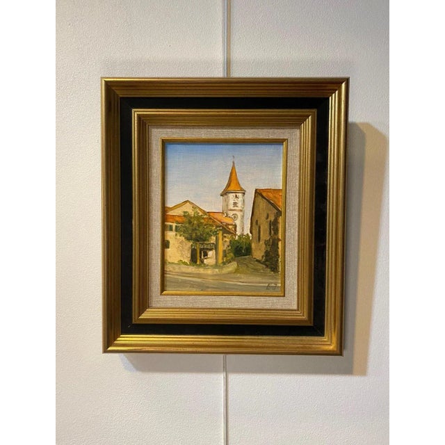 Eric Jeandupeux, Aïre La Ville, Oil on Canvas For Sale - Image 3 of 8
