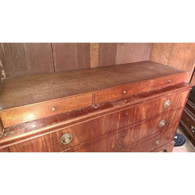 Antique Georgian Wardrobe in Mahogany, 1700s For Sale - Image 5 of 7