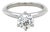 Tiffany & Co., 1.09 Carat Diamond Engagement Ring, Size 5 For Sale