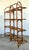 Wood Vintage Bent Rattan Arched Etagere For Sale - Image 7 of 12