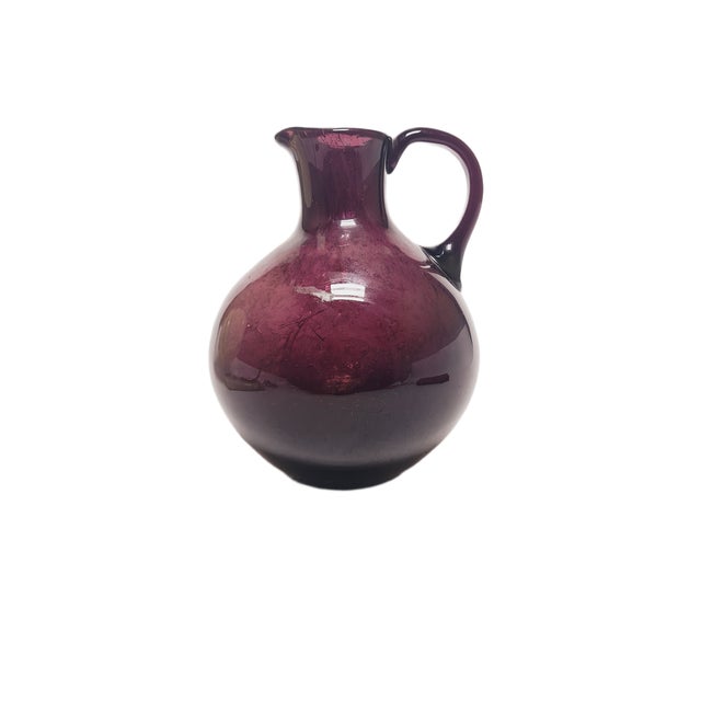 Glass Vintage Polish Jug by Zbigniew Horbowy for Sudety Glassworks, 1970s For Sale - Image 7 of 18