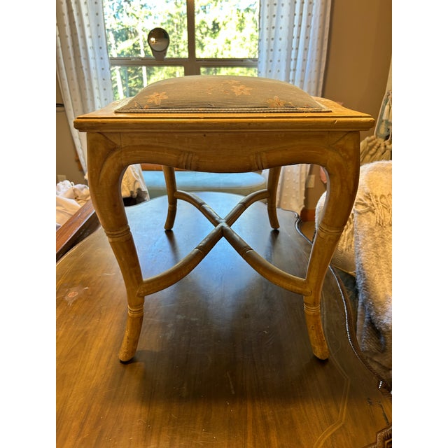 Late 20th Century Coastal Stool For Sale - Image 4 of 12