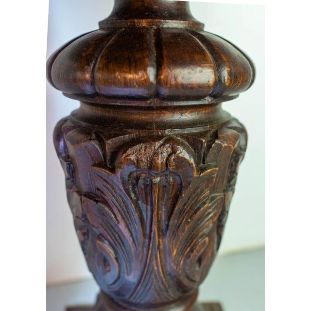 Wood Large Spanish Oak Coffee Table, 1960s For Sale - Image 7 of 10