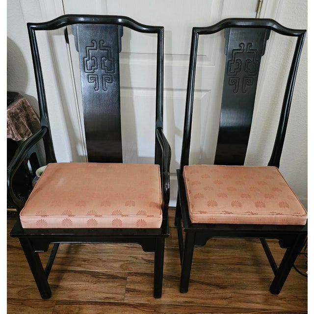 1970s 1970s Century Furniture by Raymond Sabota Chin Hua 6 Dining Chairs For Sale - Image 5 of 10