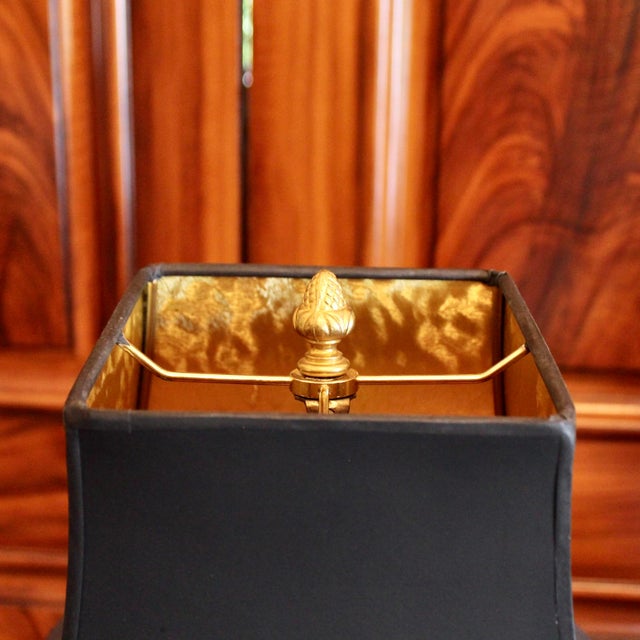 Chinese Antique Bronze Vessel Lamp For Sale - Image 9 of 10