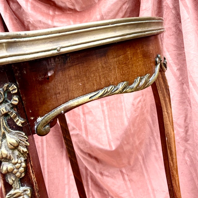 Antique Art Nouveau Side Table For Sale - Image 9 of 18