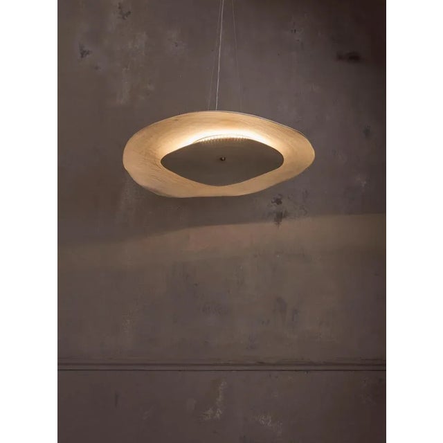 Shadow #2 pendant light by margaux leycuras one of a kind, signed and numbered dimensions: d 55 x h 20 cm material:...