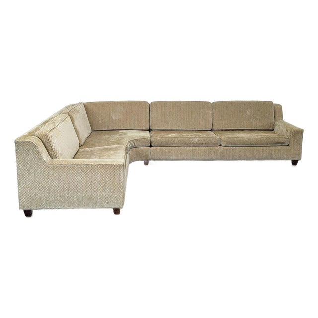 Attributed to Barbara Barry Beige Sectional Sofa For Sale