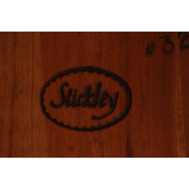 Stickley Commemorative Leather-Top Round Oak Library Table For Sale - Image 17 of 18