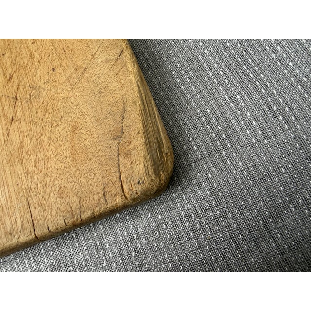 Antique Copper Alphabet Wood Cutting Board For Sale - Image 13 of 18