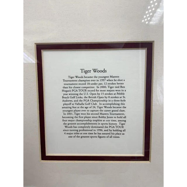 Tiger Woods, Photographs, 2001, Set of 2 For Sale - Image 6 of 18