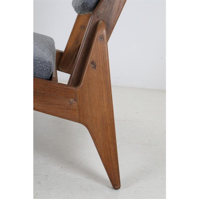 Wood Mid-Century Hunting Chair by Heinz Heger for PGH Erzgebirgisches Kunsthandwerk Annaberg-Buchholz, 1960s For Sale - Image 7 of 18