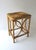 Tan Wicker Rattan Side Drinks Table For Sale - Image 8 of 14