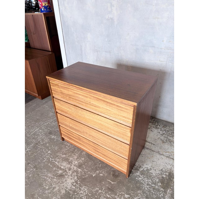 Brown Mid-Century Teak Chest of Drawers from Home Charm For Sale - Image 8 of 9