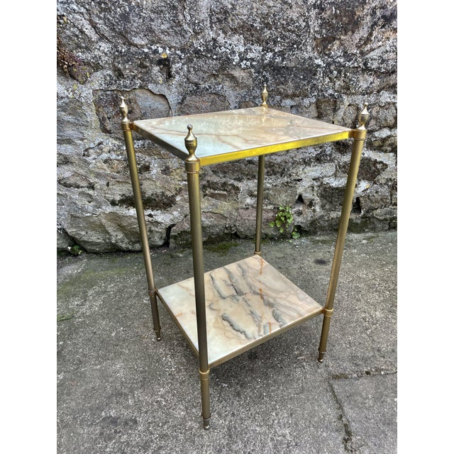 Marble Side Tables, 1950s, Set of 2 For Sale - Image 4 of 12