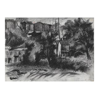 1930s Manayunk Pennsylvania Frank Wallace Drawing For Sale