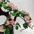 Glass Vintage Lampwork Glass Bonsai Tree – Pink Blossoms & Green Leaves For Sale - Image 7 of 8
