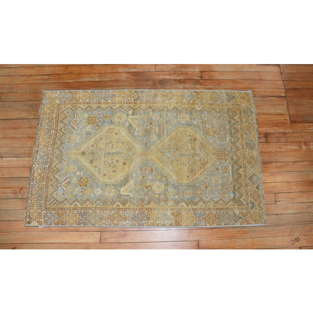 Vintage Persian Tribal Persian Throw Rug For Sale - Image 13 of 18