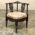 Late 19th Century Antique 19th Century Italian Renaissance Revival Corner Armchair For Sale - Image 5 of 16