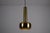 Tue Poulsen Brass Pendant Lamp by Vilhelm Lauritzen for Louis Poulen, Denmark, 1960s For Sale - Image 4 of 10
