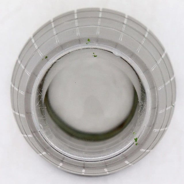 Early 20th Century English Silverplate Mounted Frosted Glass Biscuit Barrel For Sale - Image 9 of 10