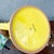 Ceramic Vintage Italian Hand Made Yellow Pottery Pitcher For Sale - Image 7 of 8