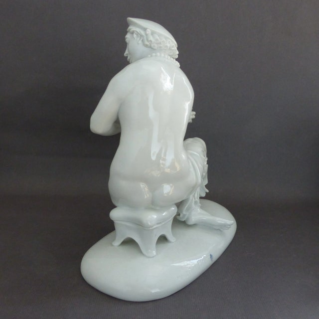 Seated Figure Sculpture by Mauritius Pfeiffer for Schwarzburger Werkstätten, 1920s For Sale - Image 3 of 18