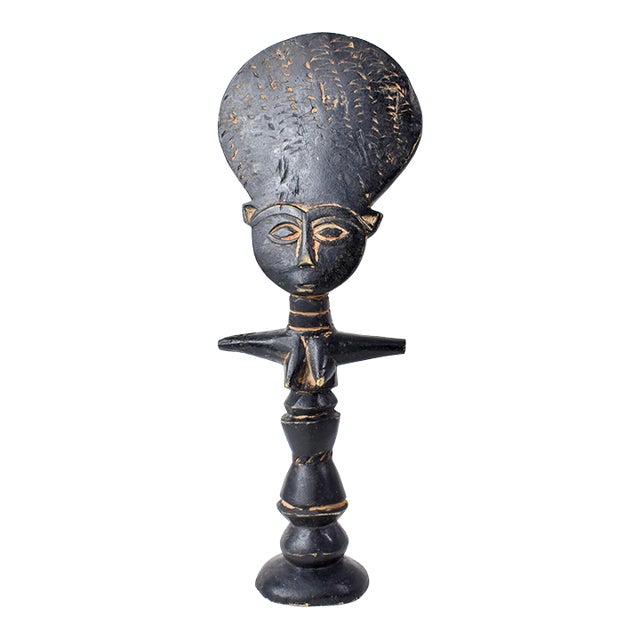 Early 20th Century Asante Akua'ba Fertility Doll Ghana For Sale