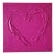 Pink Abstract Heart Painting For Sale