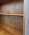 Danish Tambour Door Teak Mid Century Modern Bookcase by Johannes Sorth for Nexo 1960s, Attributed For Sale - Image 10 of 11