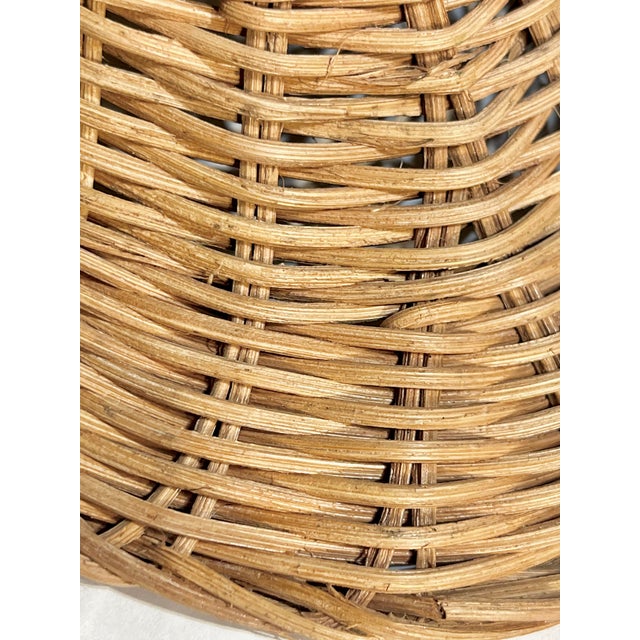 Vintage Mid-Century French Wicker Bull Head Wall Sculpture, Picasso Style For Sale - Image 10 of 12