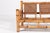 Italian Modern Bamboo & Wicker Bench, 1970s For Sale - Image 3 of 15
