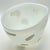 Henry Dean (Belgium) Signed Cased Art Glass Centerpiece Bowl (Translucent White With White Dots) Large, Vintage For Sale - Image 11 of 16