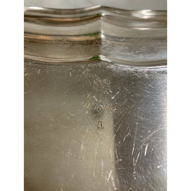 Traditional Vintage Reed & Barton Sterling Silver Bowl From the Windsor Collection For Sale - Image 3 of 4