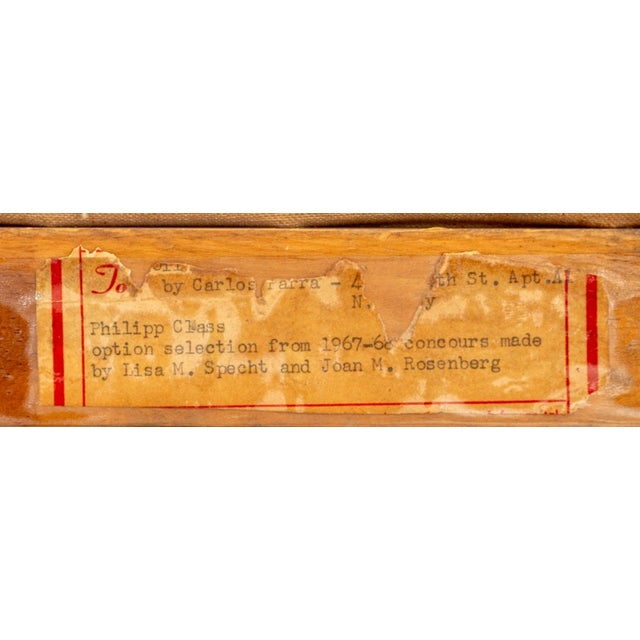 Textile Carlos Parra Seated Nude Oil on Canvas, 1967 For Sale - Image 7 of 7