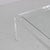 Glass Low Square Acrylic Glass Coffee Table with Glass Top from Fabian, Rome For Sale - Image 7 of 9